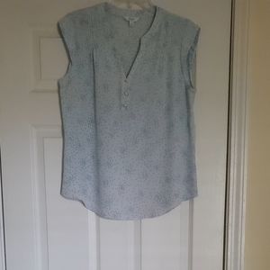 *Pleated Front V-cut Blouse